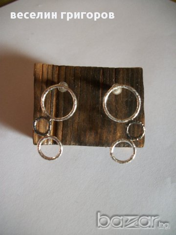 сребърни обеци, снимка 2 - Обеци - 16240333