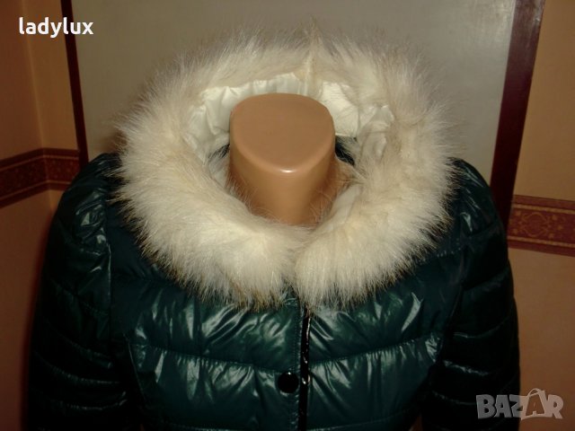 Ефектно Яке с пухена яка, Размер S. Код 366, снимка 4 - Якета - 23613715