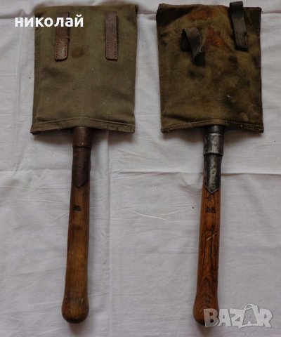 Ретро войнишка лопата модел 1915 год. BLECKMANN MURZZUSCHLAG 1915 Австрия два броя, снимка 2 - Други ценни предмети - 21561409