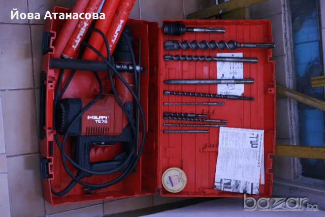 Продавам: Хилти ТЕ – 75  /мощно, с различни свредла /бургии/ , Адаптор , и  Шило , снимка 5 - Резервни части за машини - 21416535