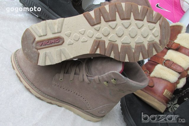 Водоустойчиви GORE-TEX туристически обувки, 39- 40,VIKING original, унисекс боти,фин естествен велур, снимка 15 - Дамски боти - 20838487