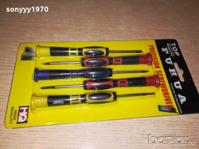 отвертки 5бр-часовникарски/gsm-за финни техники, снимка 2 - Отвертки - 20806325