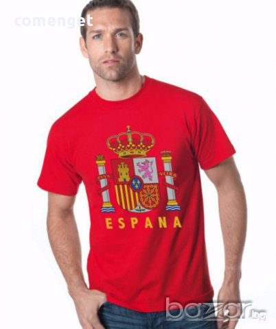 ЕВРО 2024! Фен тениски SPAIN / ИСПАНИЯ - МЪЖКА и ДЕТСКА серия! И още над 10 отбора!