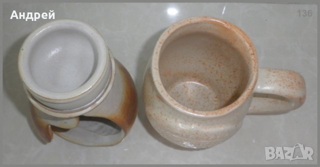 Лот: керамична халба + свещник със съд за арома терапия, снимка 6 - Декорация за дома - 23244094
