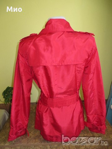 b.young, много красив елегантен тренчкот, 38, червен, снимка 3 - Палта, манта - 20676332