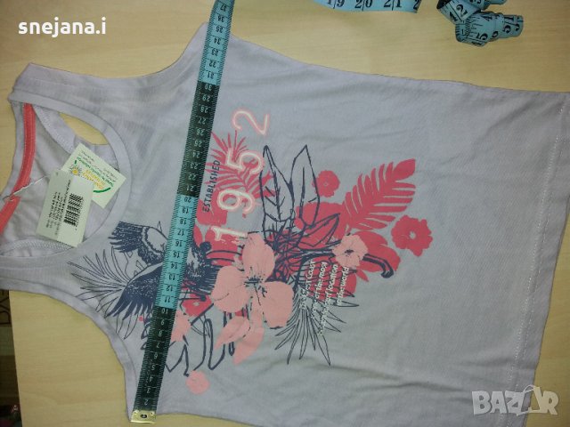 Ново лятно потниче за момиче 6-8 г., снимка 5 - Детски тениски и потници - 21720588