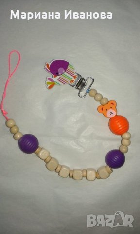 клипс за биберон - залъгалка, снимка 5 - Прибори, съдове, шишета и биберони - 22360217