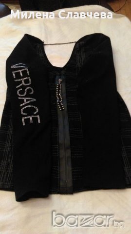 УНИКАЛНА ОРИГИНАЛНА блуза на VERSACE, снимка 2 - Блузи с дълъг ръкав и пуловери - 20936969