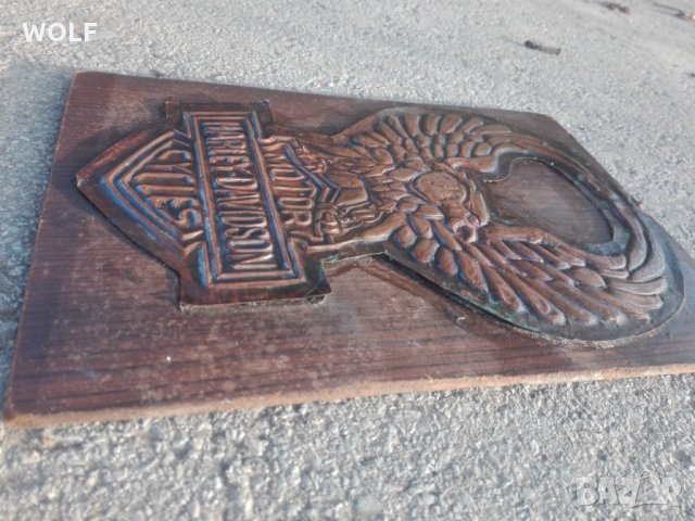 HARLEY DAVIDSON CYCLE VINTAGE медна табела, снимка 9 - Антикварни и старинни предмети - 23246532
