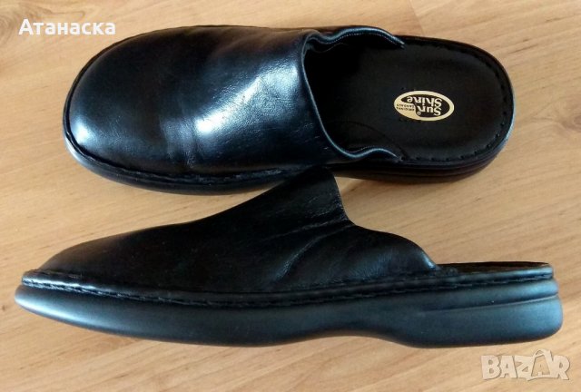 Чисто нови италиански анатомични чехли от естествена кожа SunShine , ръчна изработка, снимка 2 - Мъжки сандали - 22212388