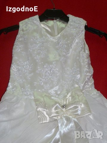 Разкошна шаферска рокля, рокля за повод, рокля за кръщене, снимка 9 - Детски рокли и поли - 25496402