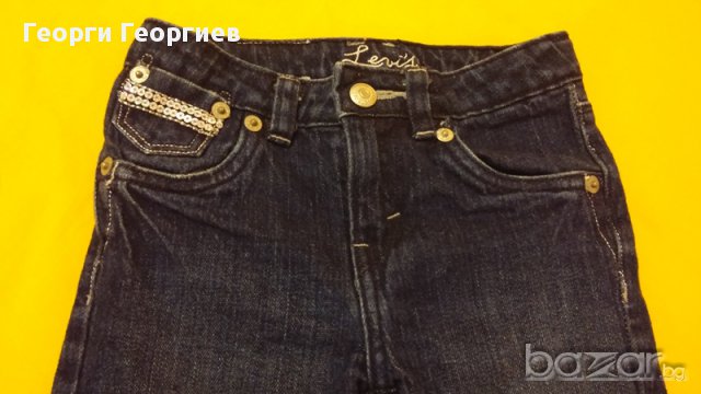 Маркови къси дънки за момиче Levis/Ливайс, 100% оригинал, снимка 4 - Бебешки дънки - 15638573