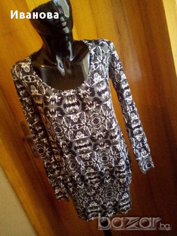 Туника - рокля от трико Л, снимка 2 - Туники - 15319667