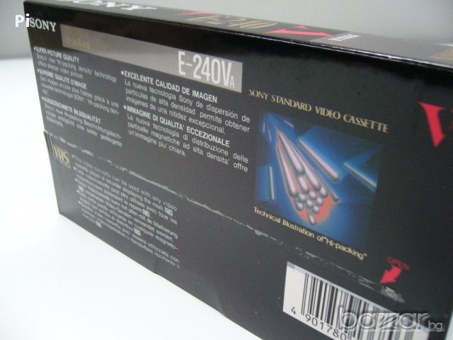 Видеокасета Sony Vivax E-240, снимка 2 - Други - 13242117