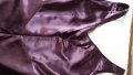 Сатена лилава рокля, размер М, снимка 2