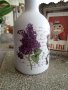 керамична Витидж бутилка / ваза, снимка 3