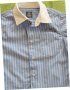  Синя риза с дълъг ръкав за момче Н&М размер 122, снимка 1 - Детски ризи - 24367497