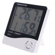 Часовник+Термометър+Влагомер - код HTC-1, снимка 6 - Други - 13347271