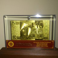 Банкноти сувенири 500 златни евро банкноти със сертификат, снимка 4 - Нумизматика и бонистика - 14167972