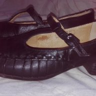 черни обувки от естествена кожа, снимка 2 - Дамски обувки на ток - 18115572