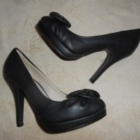 Черни обувки на ток , снимка 6 - Дамски елегантни обувки - 26202516