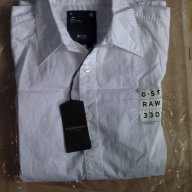 Нова бяла риза G-Star New Luxor Crush Shirt, оригинал , снимка 8 - Ризи - 10992383
