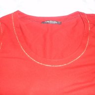 Червена блузка Betty Barclay М-ка, снимка 2 - Блузи с дълъг ръкав и пуловери - 18189431