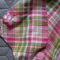 Дамски сет асиметрична розова пола H&M и риза с къс ръкав, снимка 9 - Поли - 26116930