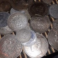 Сребърни монети Deutsches Reich, френски, руски, сръбски... мон, снимка 3 - Нумизматика и бонистика - 22080877