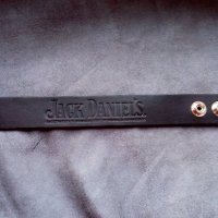 Кожена гривна Jack Daniel's, снимка 2 - Гривни - 26169307