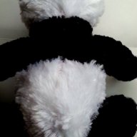 Плюшена панда-33 см+подарък малка пластмасова панда, снимка 3 - Плюшени играчки - 10678870