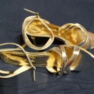 Официални дамски обувки, сребърен цвят, снимка 2 - Други - 18405301