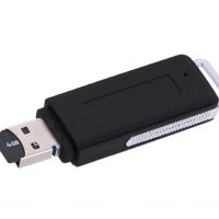 Flash USB Стик Флашка Диктофон Аудио Рекордер. Ползва MicroSD Карти до 128GB (без собствена памет), снимка 1 - Аудиосистеми - 25363910