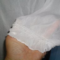 Мрежеста декорирана блузка с открити рамене / M - 3XL / универсален размер, снимка 6 - Туники - 14700948