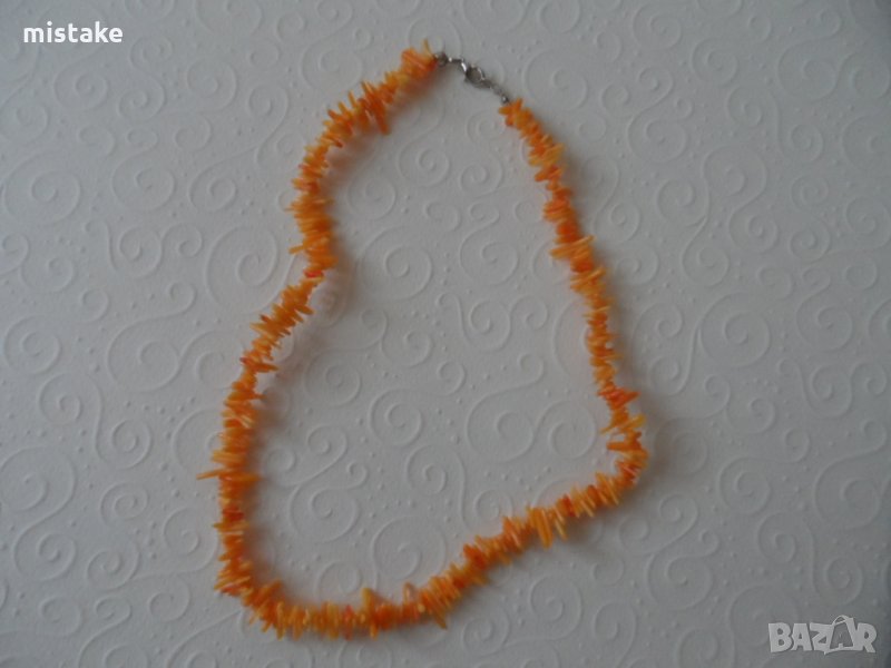 колие жълт корал, снимка 1