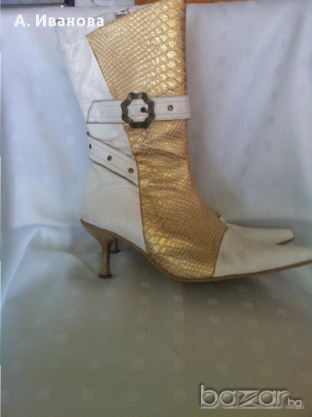 Дамски боти "FADO" естествена кожа, снимка 1