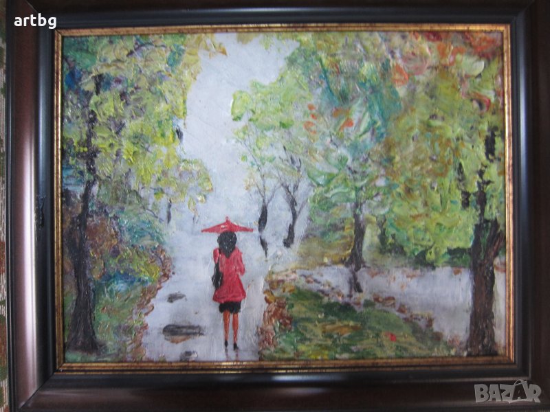 Автентична картина "Сама", снимка 1