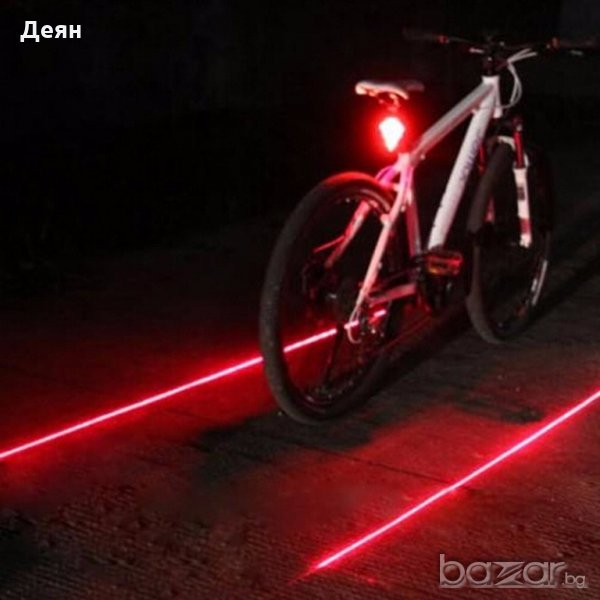 1615 Стоп за велосипед с лазер, снимка 1