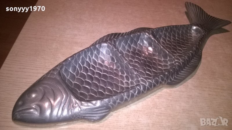 голяма риба-ретро колекция-масивна-50х17см-внос швеция, снимка 1