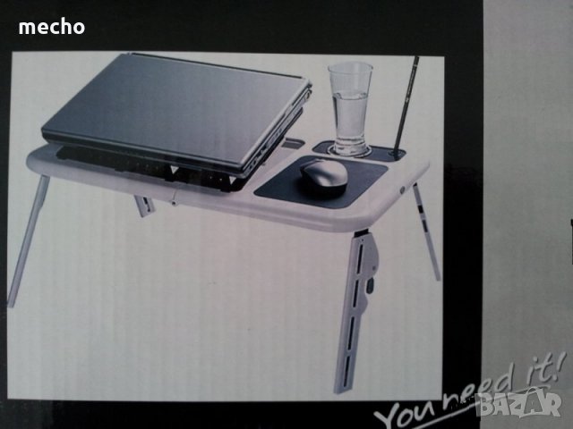 Масичка за лаптоп с 2 вентилатора+usb удължител , снимка 3 - Лаптоп аксесоари - 22582925