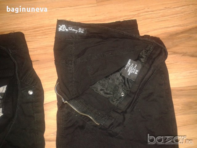 дамски черен панталон за едра дама-размер-хл--31 номер, снимка 3 - Панталони - 8801529