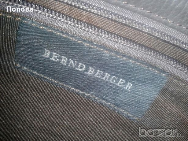   "Bernd Berger" естествена кожа уникална, снимка 6 - Чанти - 19768792