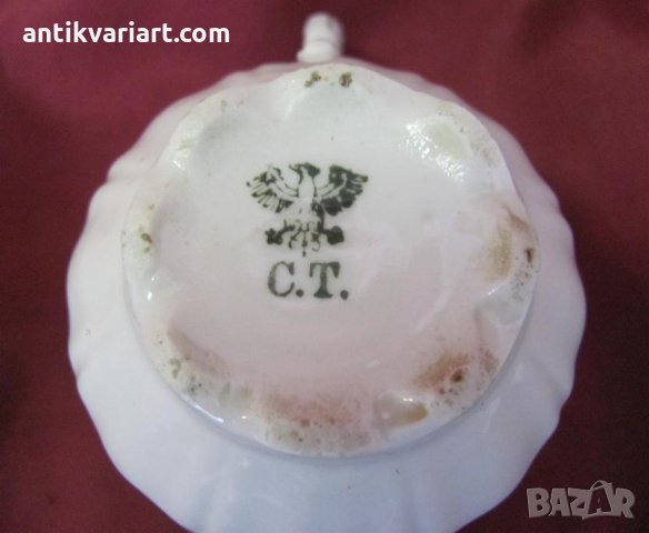 Имперска Русия Порцеланова Чаша за чай маркирана, снимка 9 - Антикварни и старинни предмети - 25903452