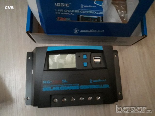 Контролер за соларни панели с екран 30А