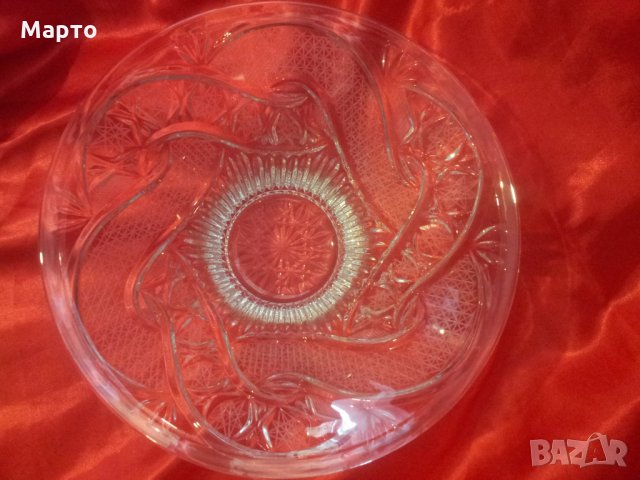 Две еднакви големи кристални фруктиери голямшки, снимка 6 - Други - 23928849