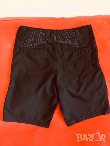 Quicksilver 33 М мъжки черен къс панталон, снимка 2 - Къси панталони - 26102023