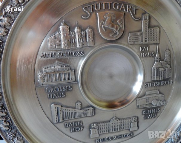 Калаено пано 900 гр.,изправен кон,архитектура,лози,грозде. , снимка 3 - Антикварни и старинни предмети - 24794315