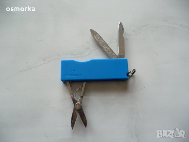 Швейцарско ножче Victorinox Викторинокс 59мм рядко синьо нож, снимка 3 - Ножове - 23089519