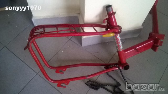 Балкан-рамка за колело-червена, снимка 5 - Части за велосипеди - 16018783