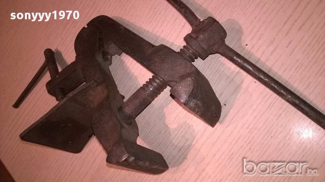 СТАРО-ковашко преносимо менгеме/стяга 25/25см-внос швеицария, снимка 11 - Менгемета - 16083842